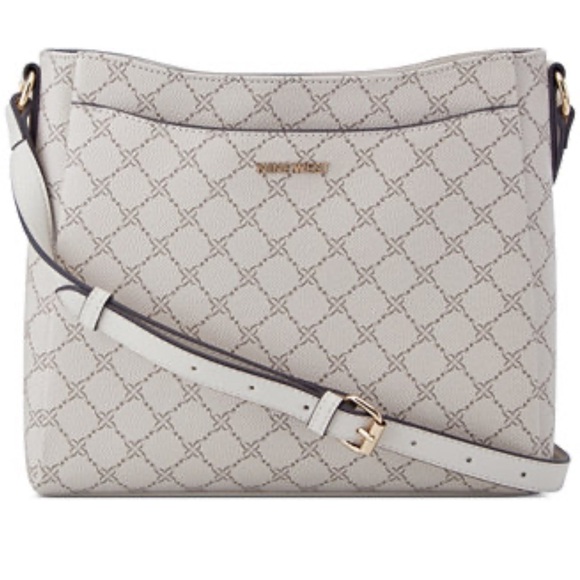 Nine West Handbags - Nine West Crossbody Bag - Cream and Gold